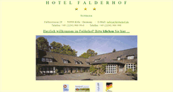 Desktop Screenshot of falderhof.com